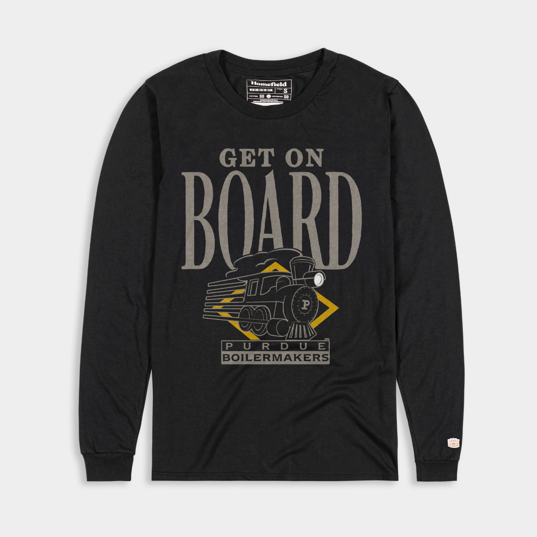Get on Board with Purdue Boilermakers Retro Long Sleeve