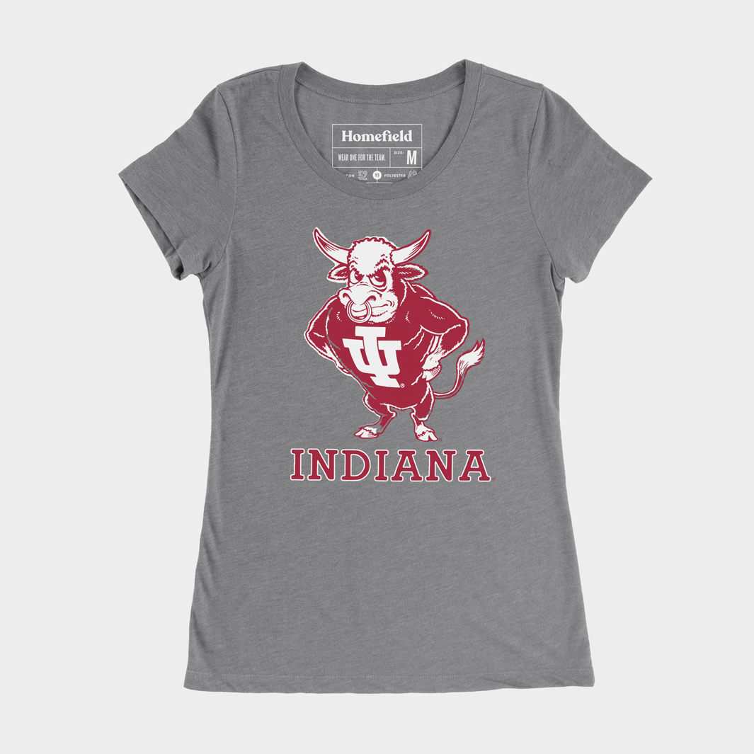 Vintage IU Hoosiers Bison-Inspired Women's Tee - A Must-Have!