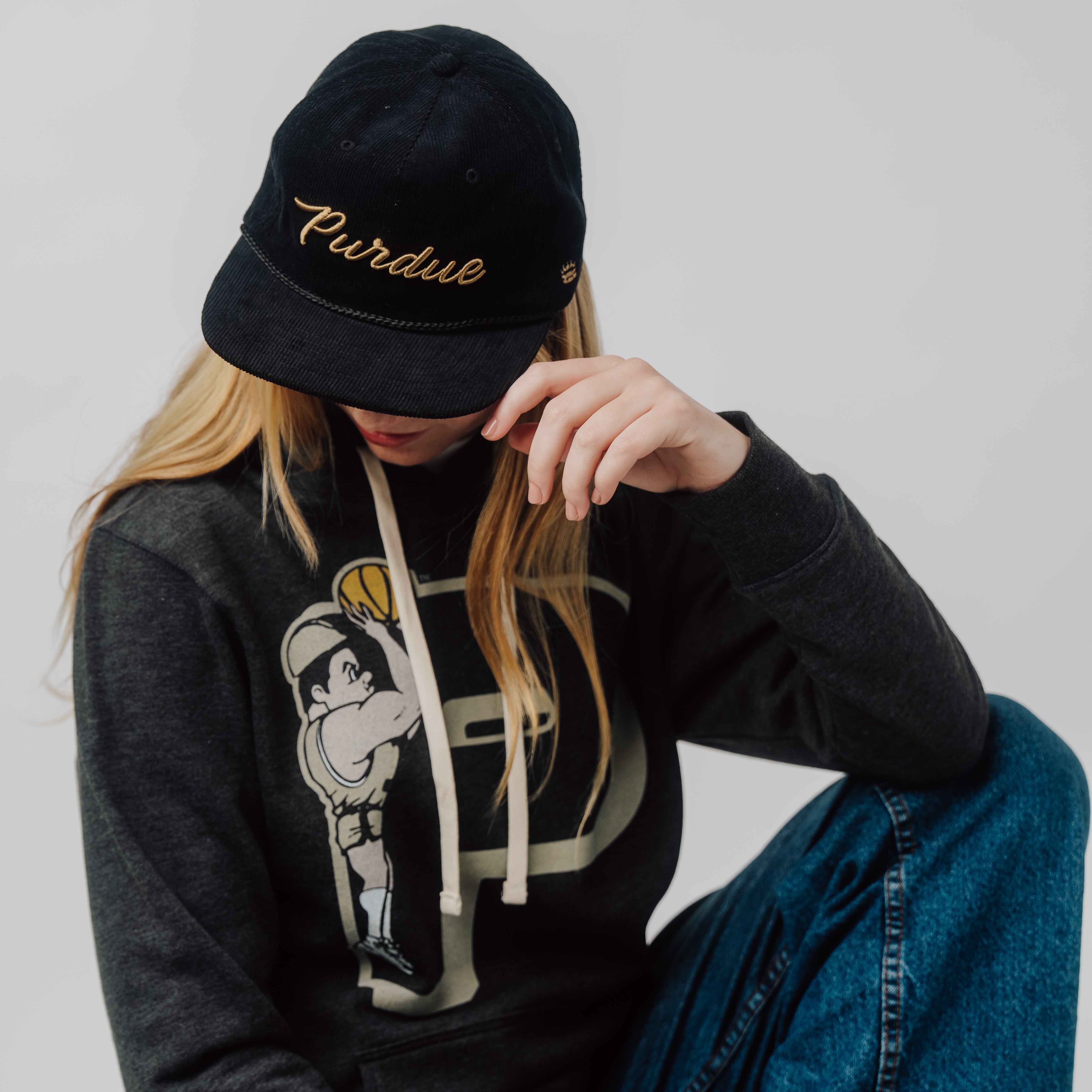 Purdue Boilermakers Vintage-Inspired Corduroy Hat