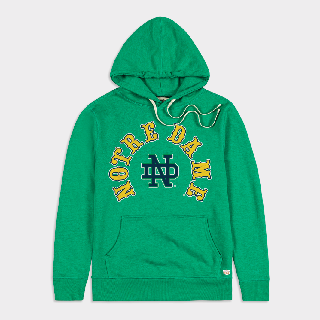 Retro Notre Dame Fighting Irish Hoodie - 70s Style