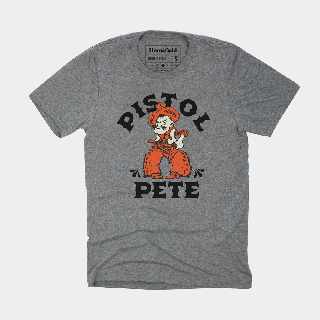 Show Your Oklahoma State Pride with the Vintage Pistol Pete T-Shirt