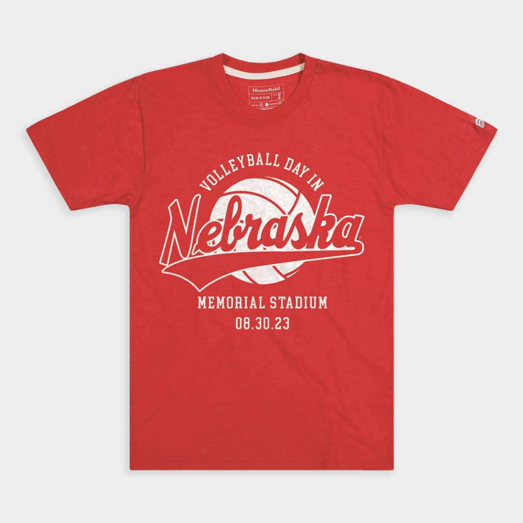 Celebrate Nebraska's Volleyball Day 2023 Tee