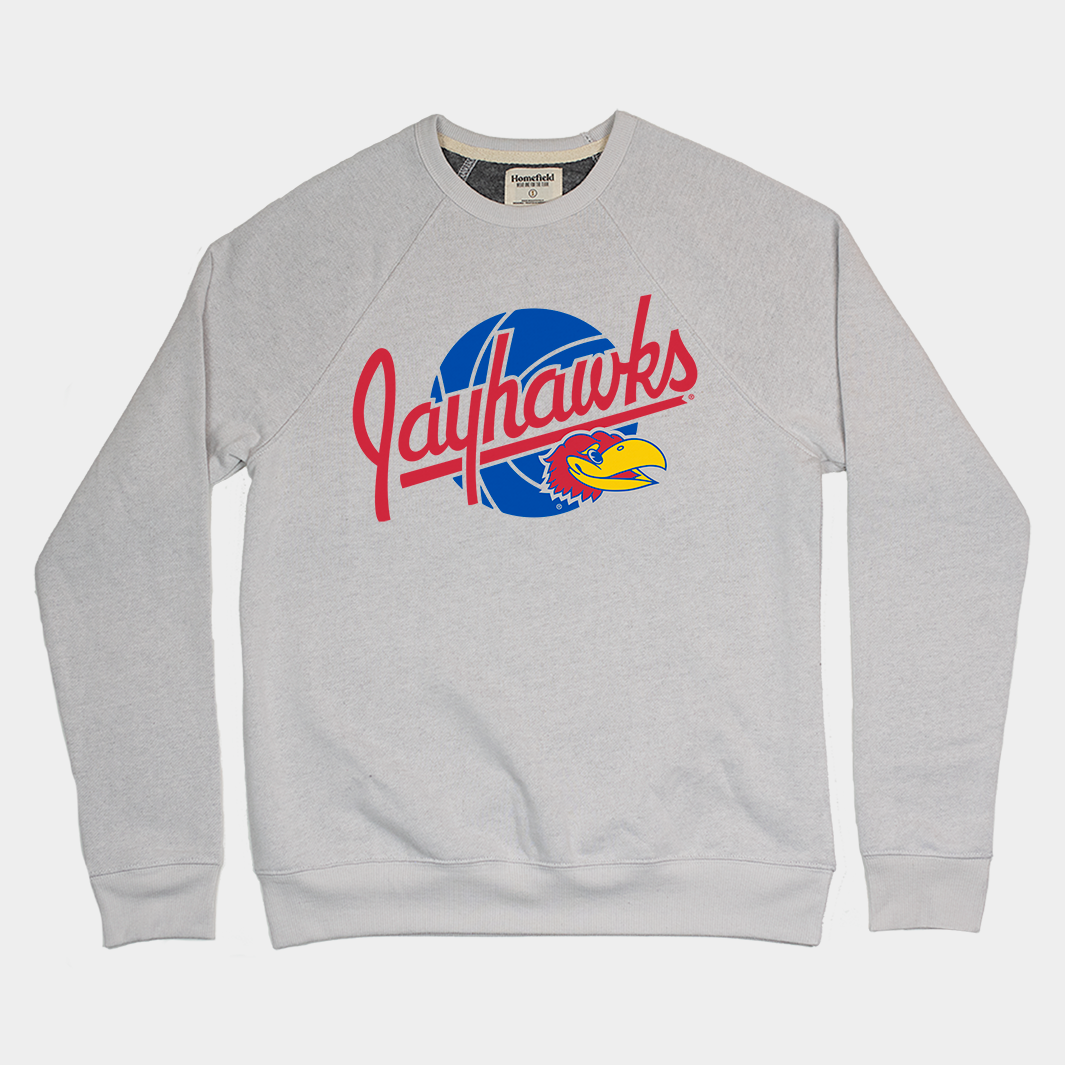 Show Your Love for Kansas Jayhawks Basketball with This Crewneck