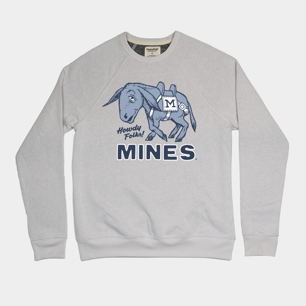 Vintage Retro Mines Burro Sweatshirt - A Nostalgic Delight