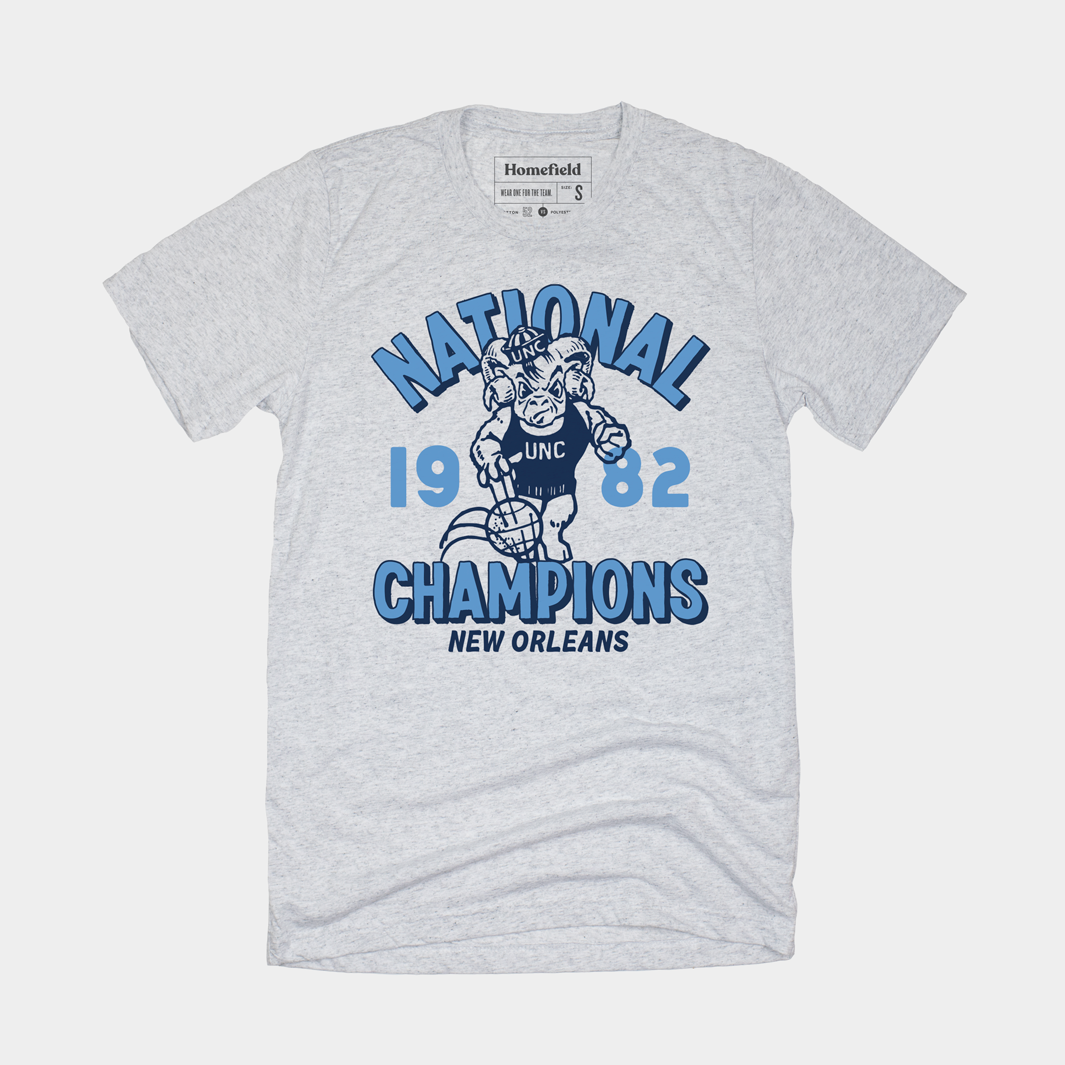 1982 UNC Basketball Champions Tribute Tee