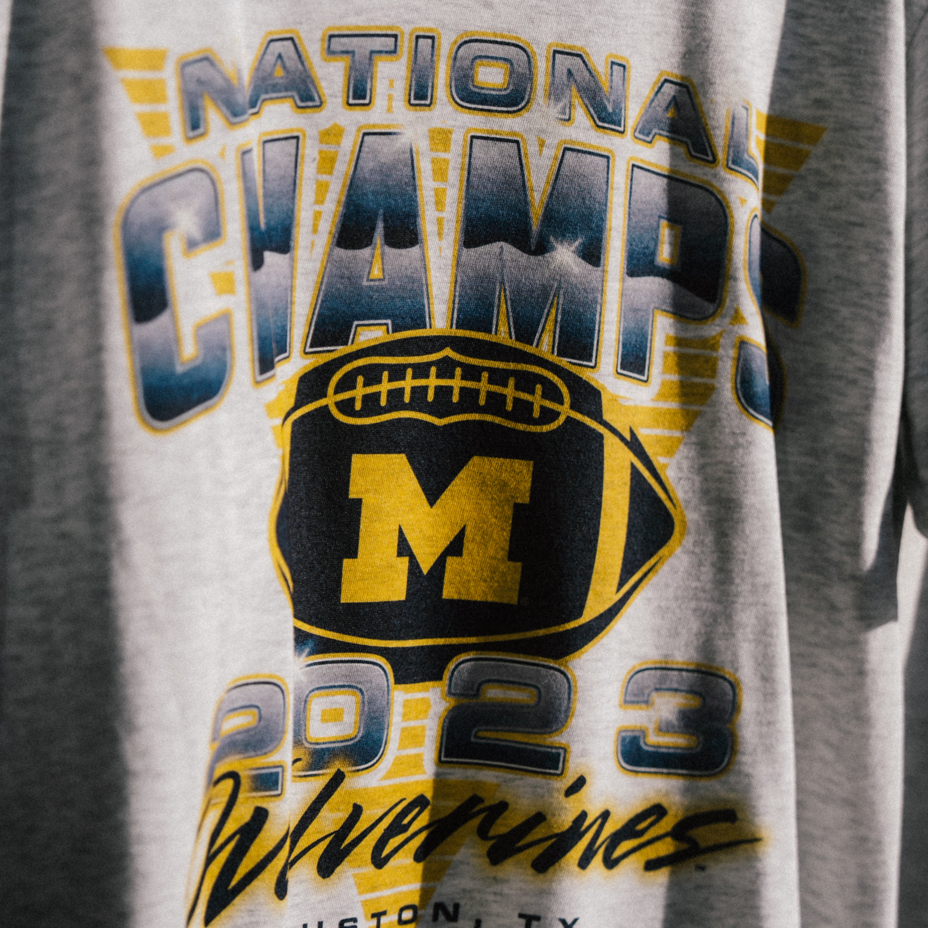 Celebrate Michigan's 2023 Football National Championship Victory Tee