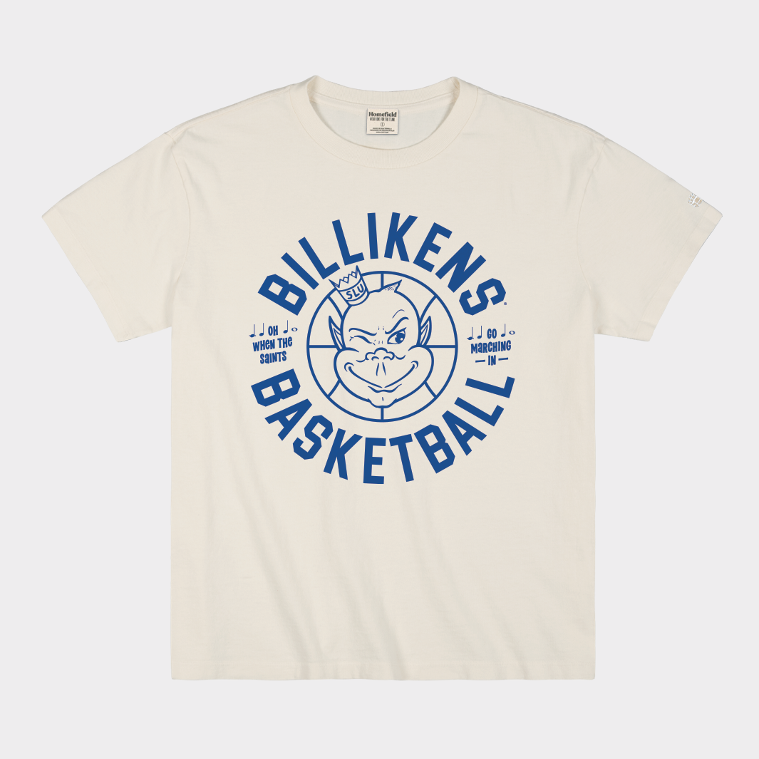 Saint Louis Billikens Vintage Basketball Saints Heavyweight Tee - A Tribute to Team Spirit