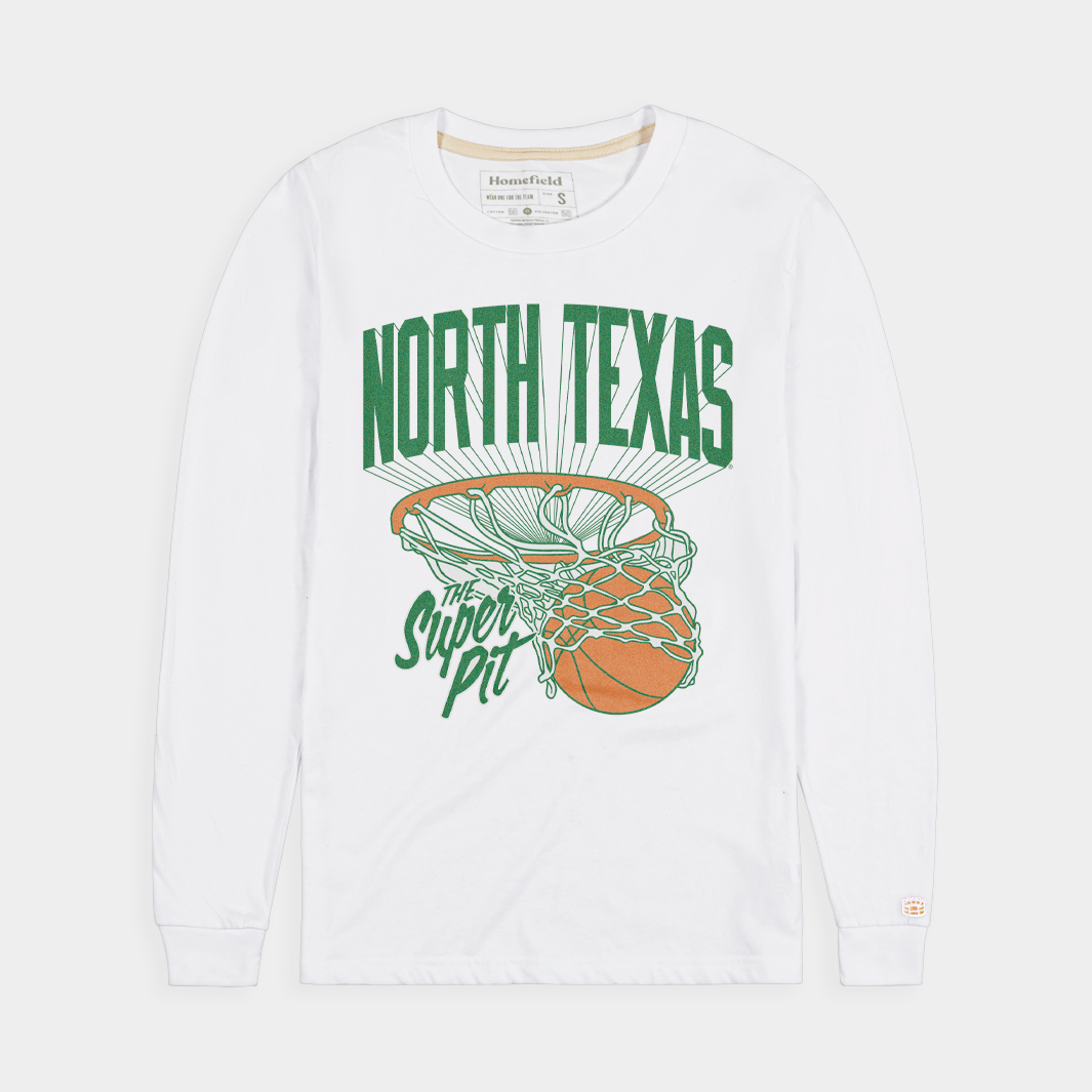 UNT Basketball Super Pit Long Sleeve Shirt