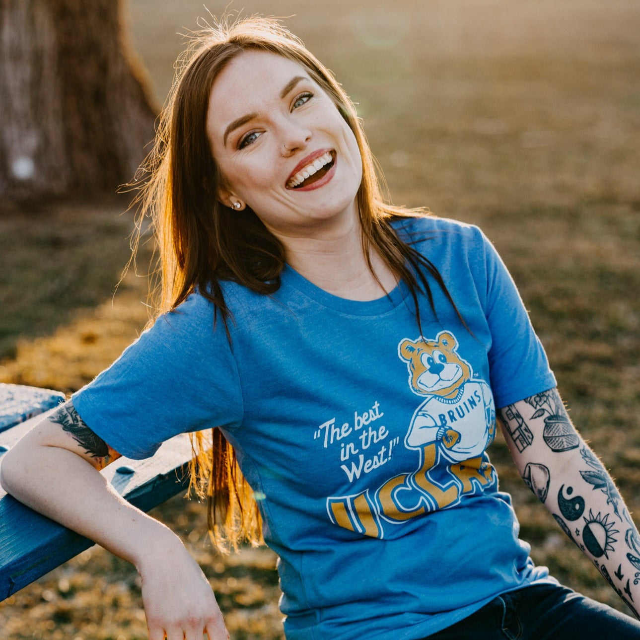 UCLA Retro Joe Bruin Women's Tee - Show Your Bruin Pride!