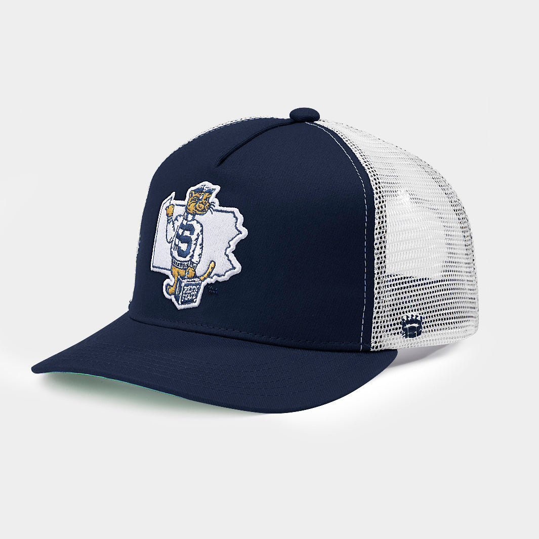Penn State Vintage Nittany Lion Trucker Hat - Your Gateway to Happy Valley