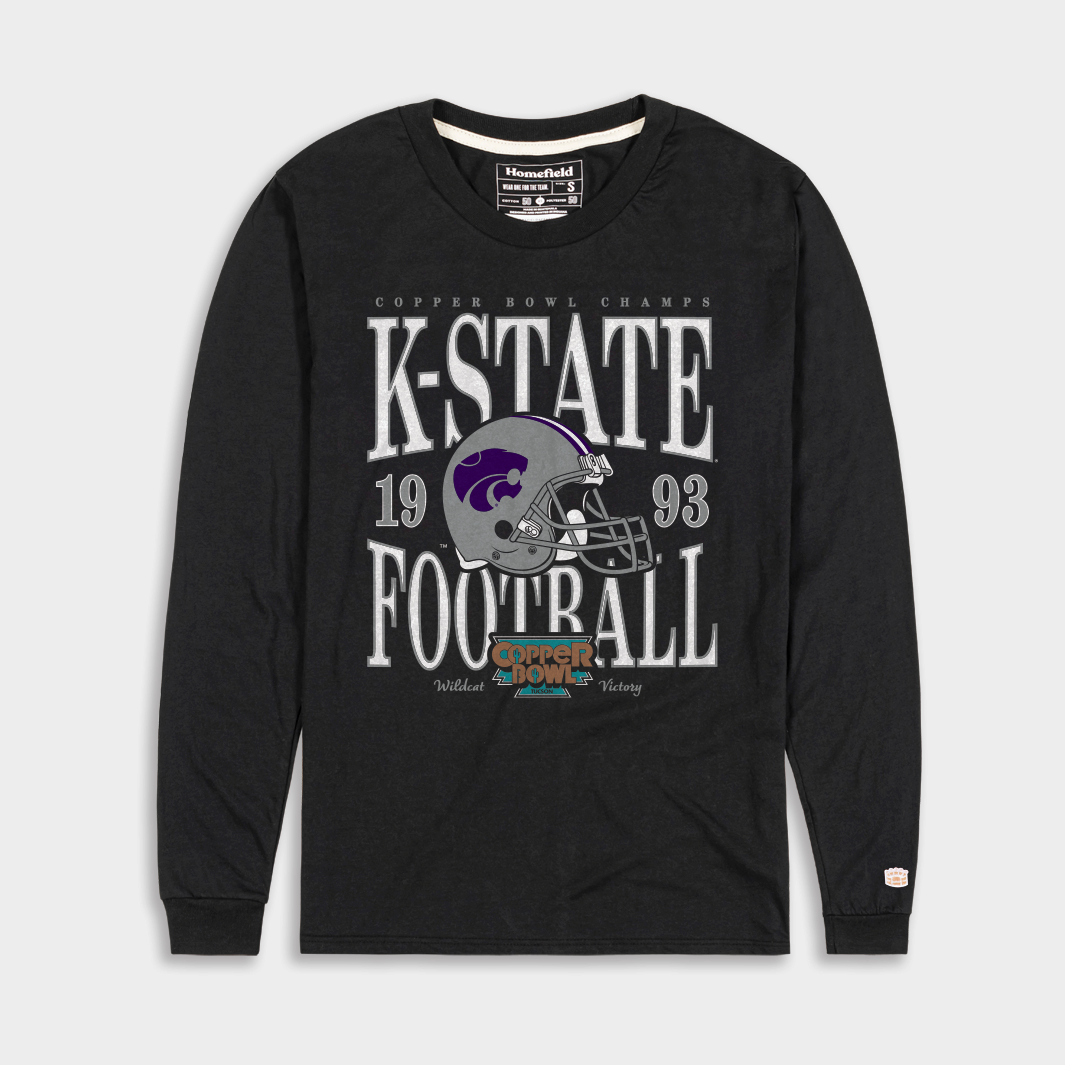 Relive the Glorious 1993 Kansas State Football Copper Bowl with Our Long Sleeve