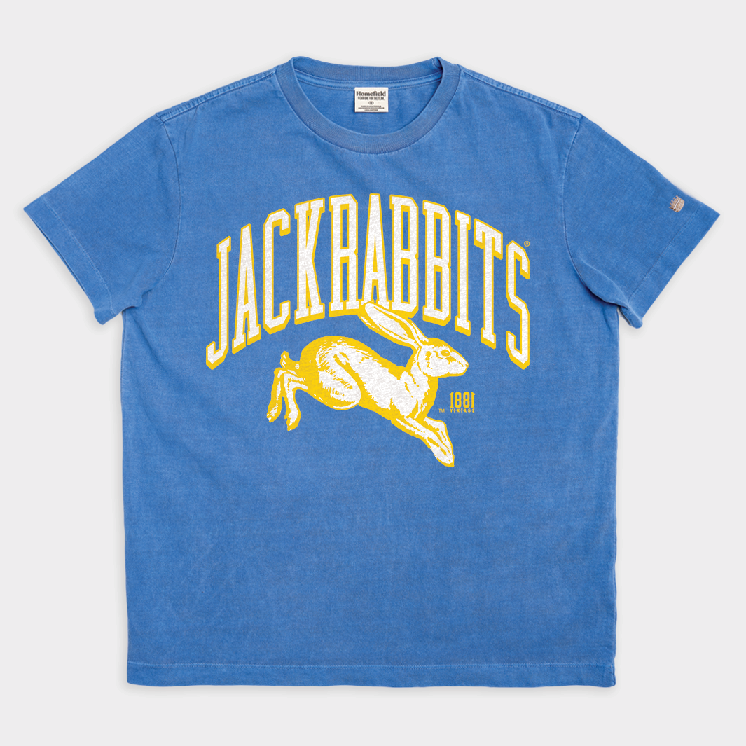 Vintage South Dakota State Jackrabbits Heavyweight Tee - A Timeless Tribute