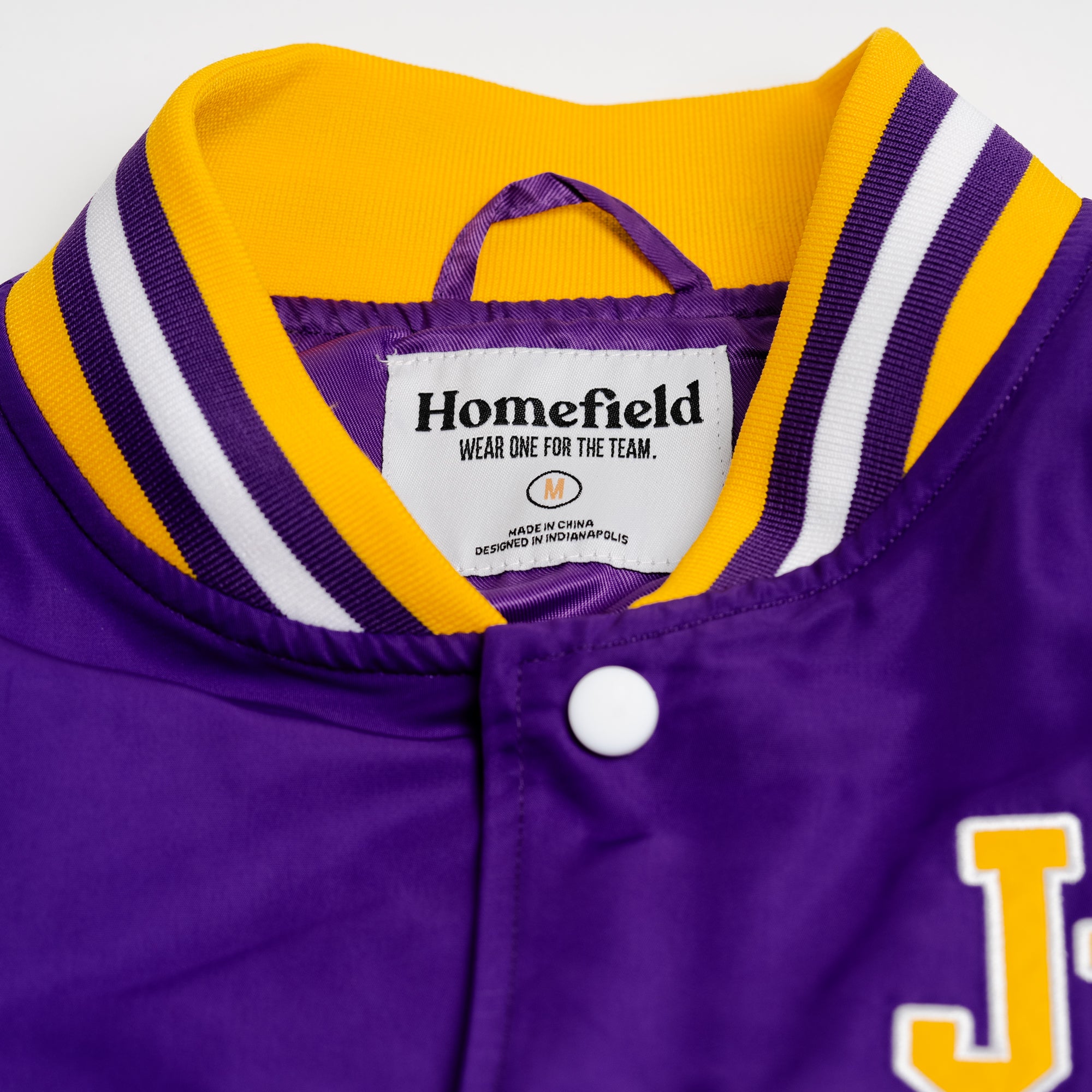James Madison Dukes Retro Script Bomber Jacket - A Must-Have