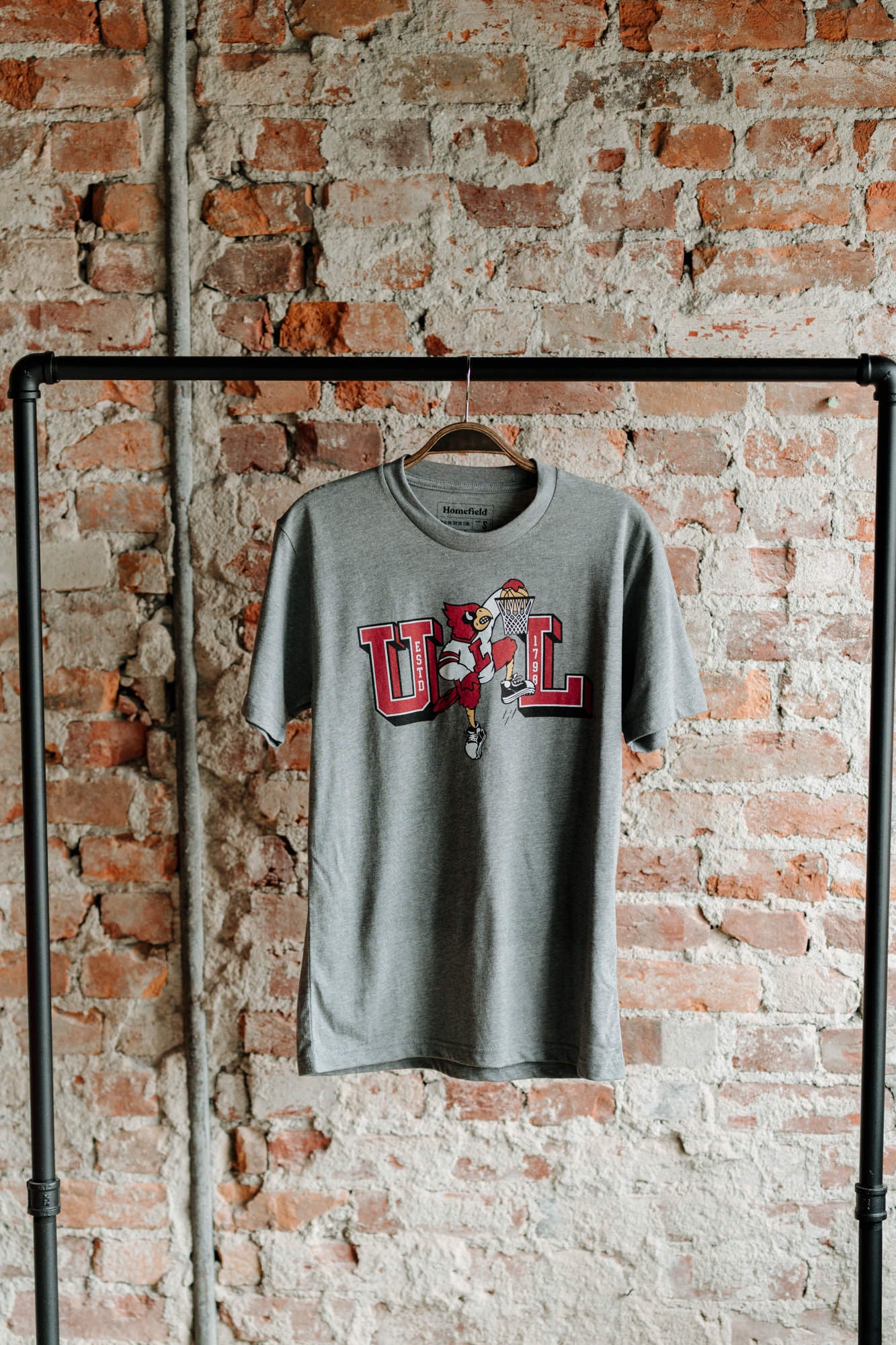 Louisville's Iconic Dunking Cardinal Tee