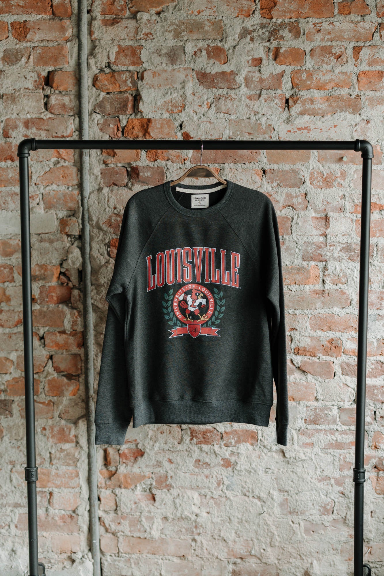 Louisville Crest Crewneck - A Tribute to Louisville's Legacy