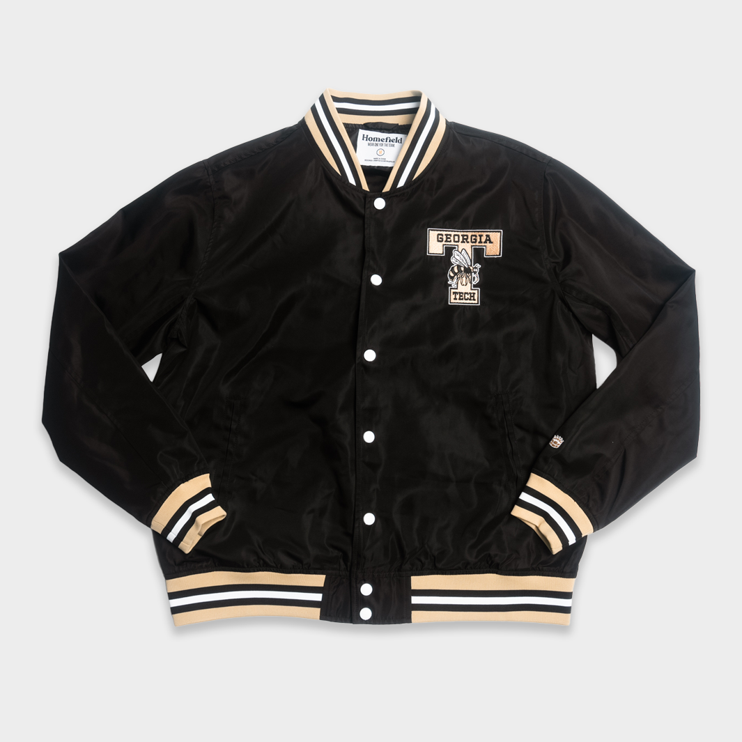 Georgia Tech Vintage Logo Bomber Jacket - Show Your Tech Pride!