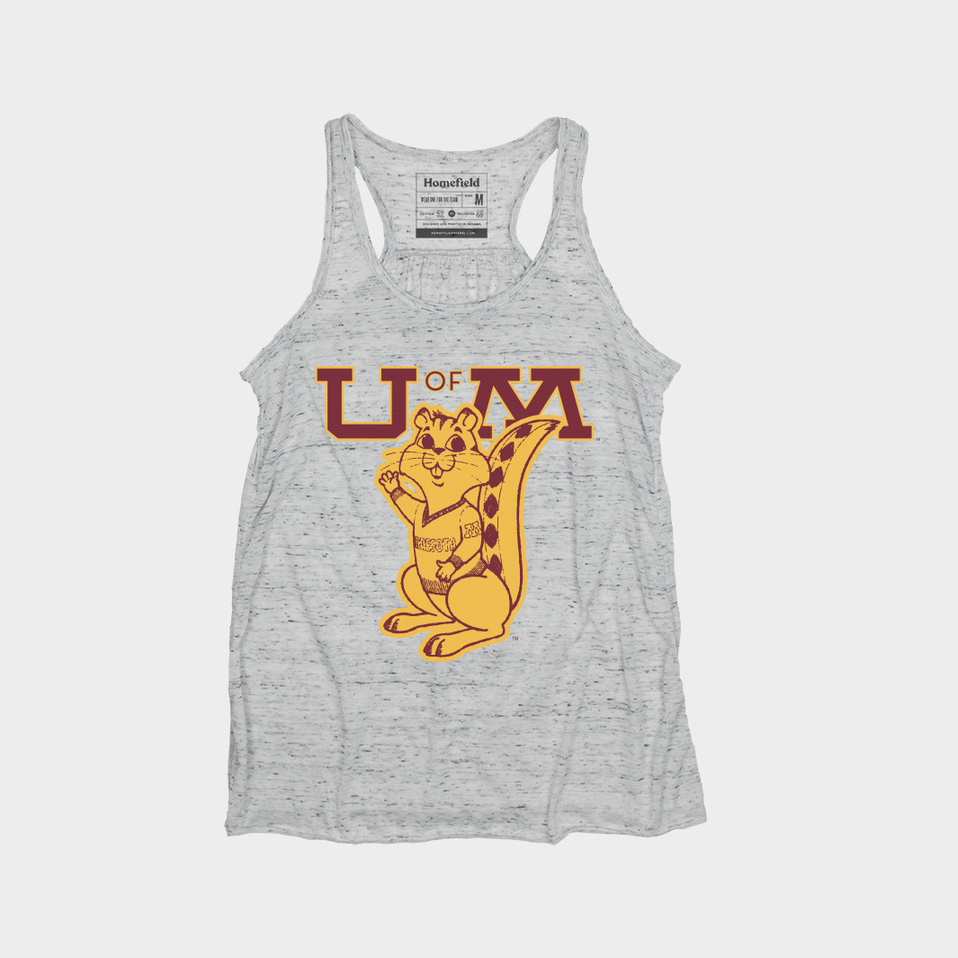 University of Minnesota Vintage Gophers Women's Stylish Tank Top