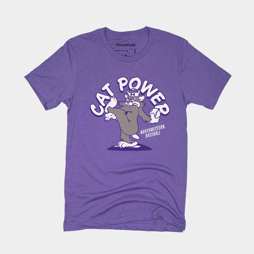Northwestern Baseball Fever Tee