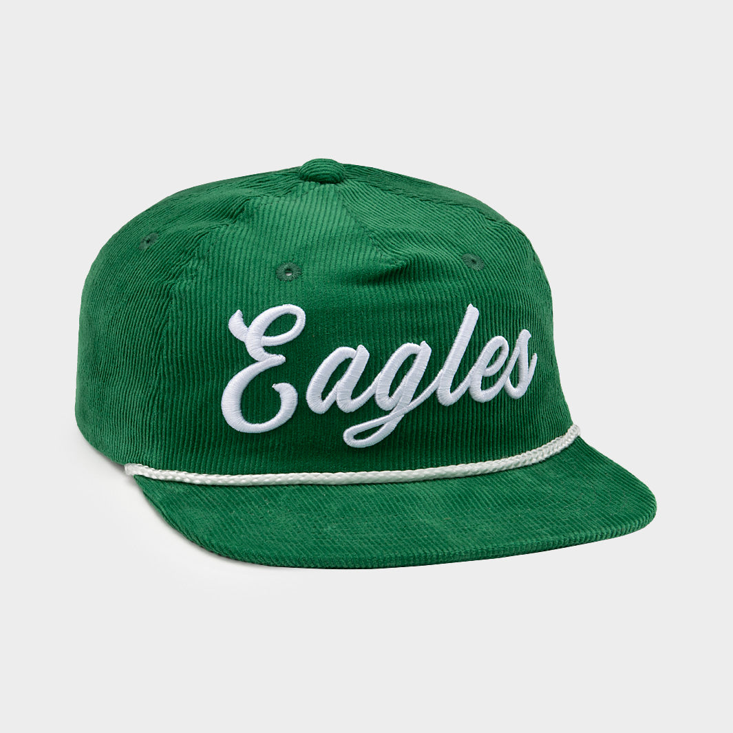 Eastern Michigan Vintage-Inspired Eagles Script Corduroy Cap