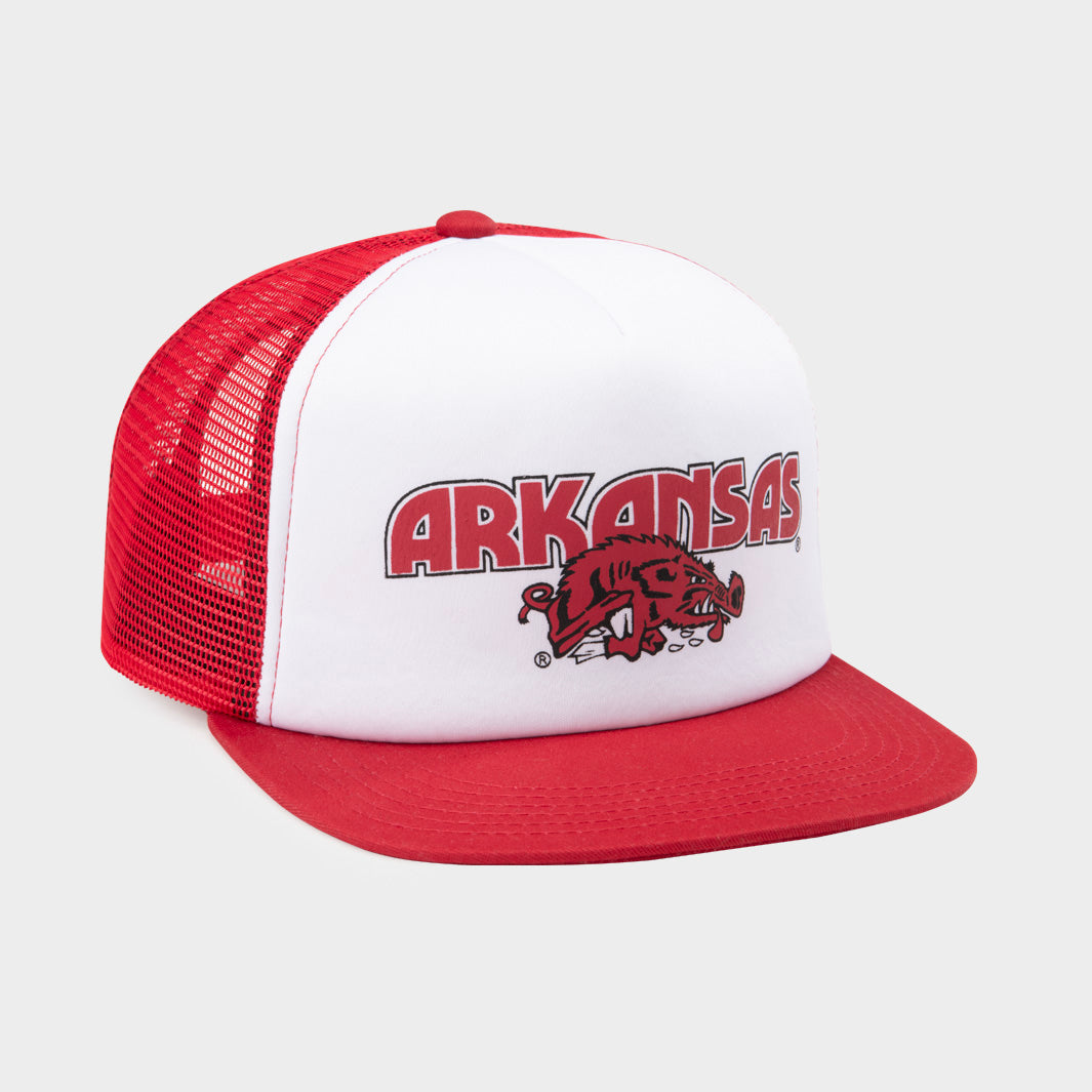Arkansas Razorbacks Vintage Logo Trucker Hat - A Must-Have for Hog Fans!