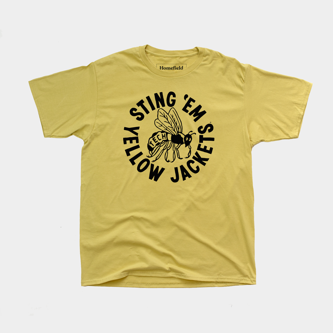 Georgia Tech Vintage Sting ¡®Em Tee