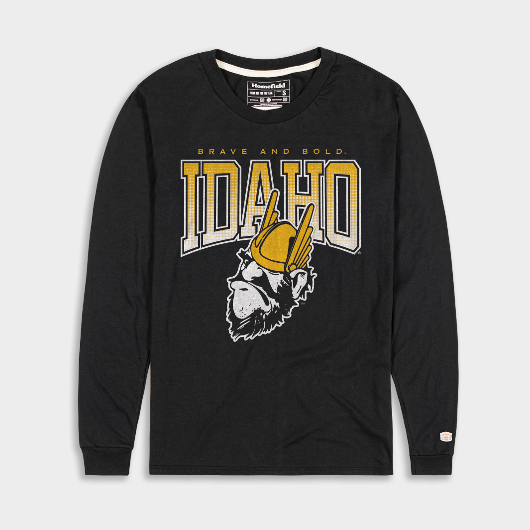 Vintage 1940s Idaho Vandals Logo Long Sleeve Shirt