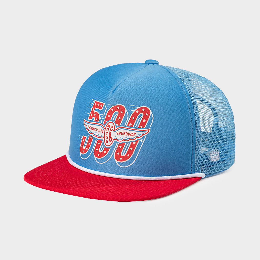 IMS Indianapolis 500 Tribute Vintage Trucker Hat - A Must-Have for Racing Fans