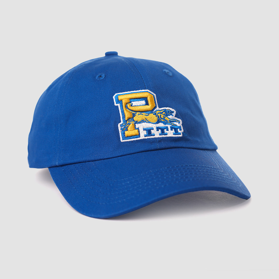 Vintage Pitt Panthers '80s Logo Dad Hat - A Blast from the Past!