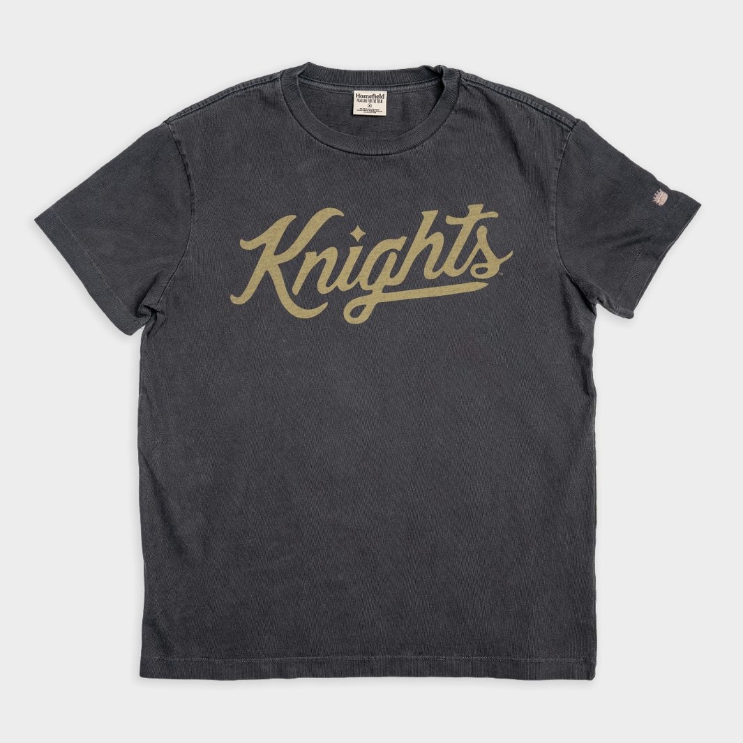 UCF Knights Vintage Baseball Script Heavyweight Tee