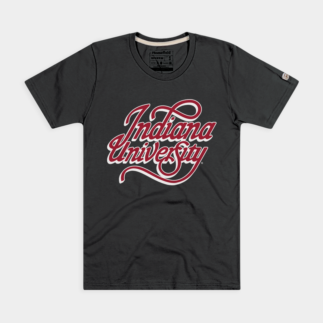 1980s Vintage Indiana Hoosiers Script Tee - A Must-Have for Fans!