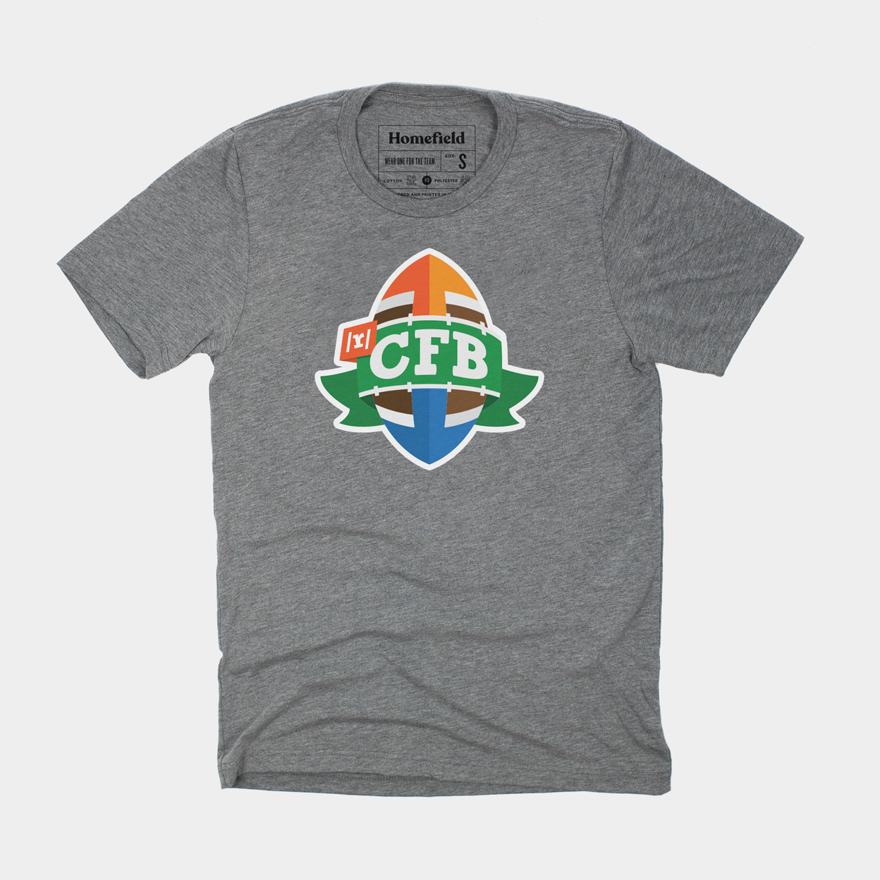 r/CFB Logo T-Shirt: Celebrate College Football!