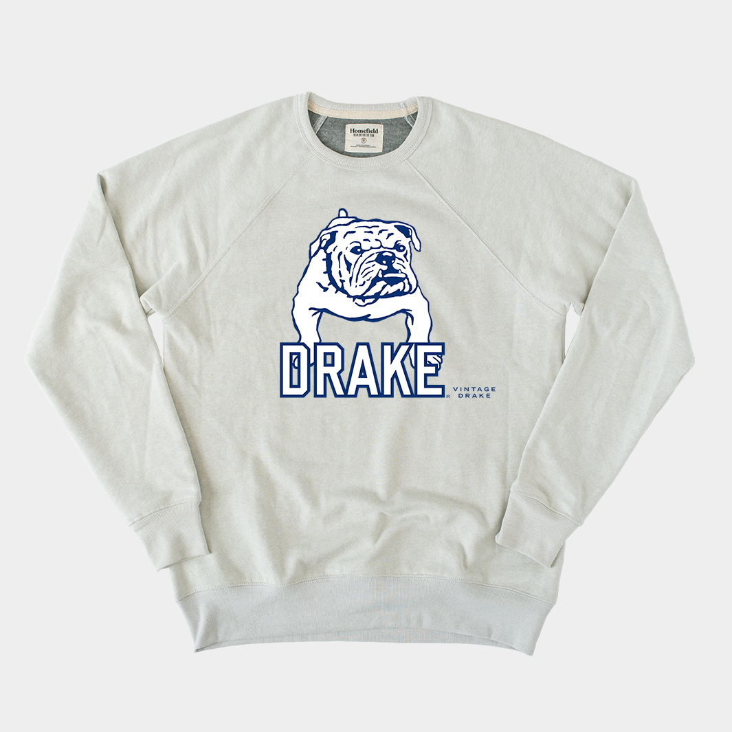 Drake University's Timeless Bulldog Vintage Sweatshirt