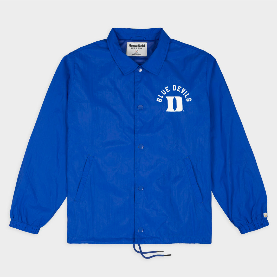 Duke Blue Devils' Timeless Classic Logo Coaches Jacket - A Must-Have for Fans!
