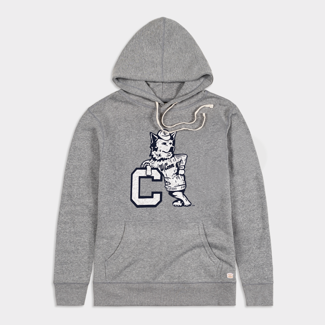 Stylish Vintage UConn Hoodie - Show Your University Pride!