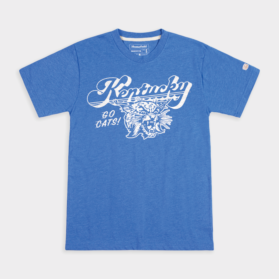 Vintage Kentucky Wildcat Logo Tee - A Piece of Basketball History