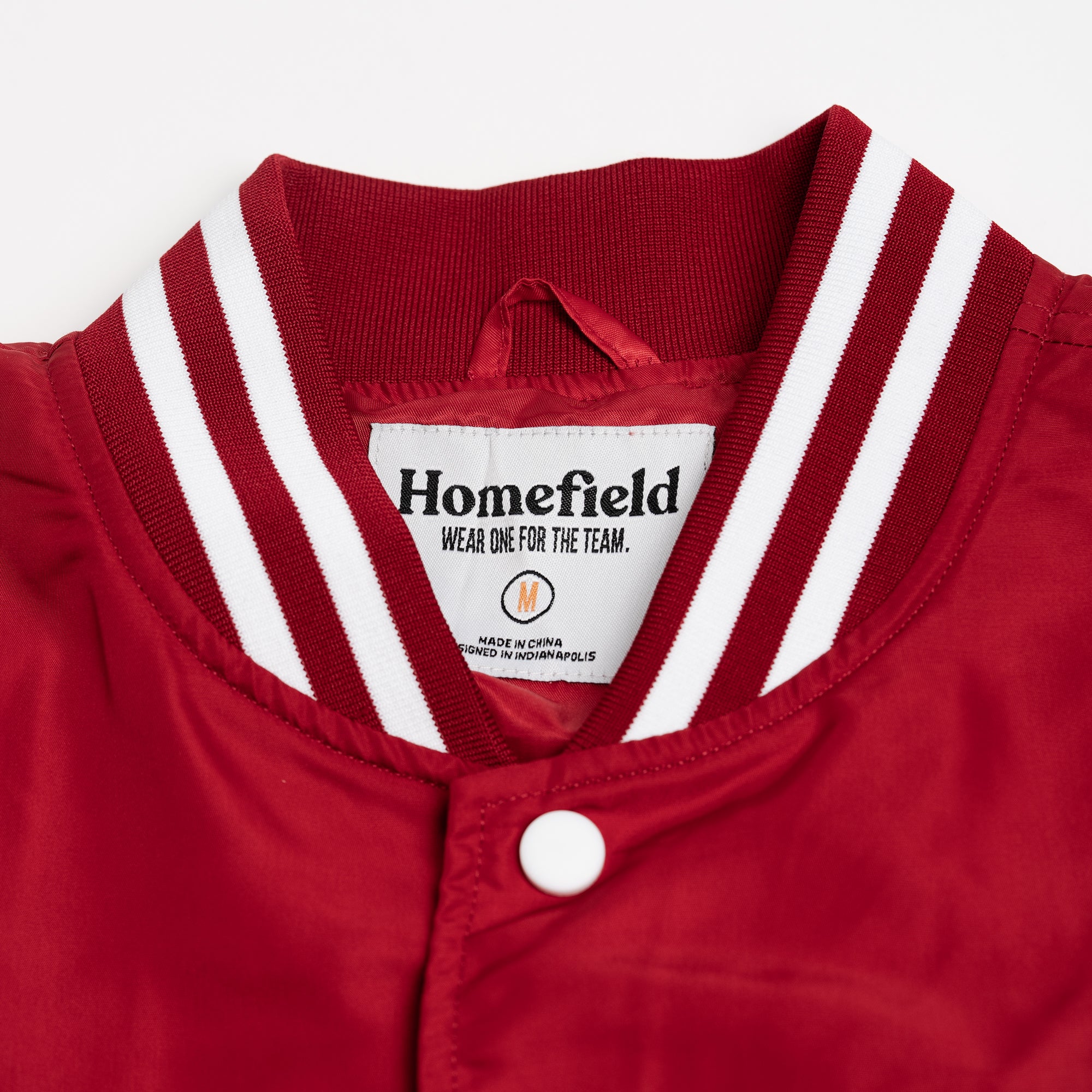 IU Hoosiers Vintage-Inspired Drop Shadow Logo Bomber Jacket