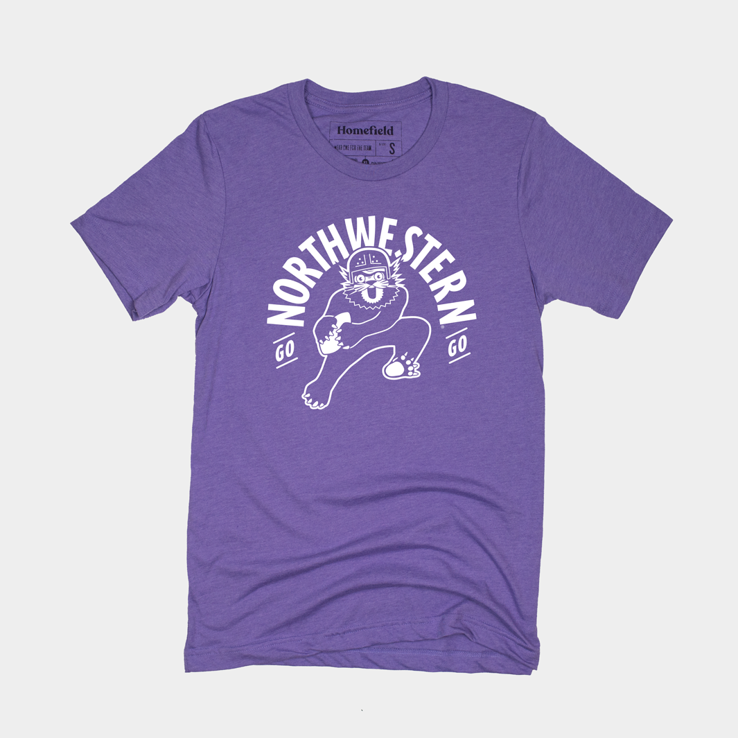Show Your Wildcat Pride with the Go Northwestern Go Tee