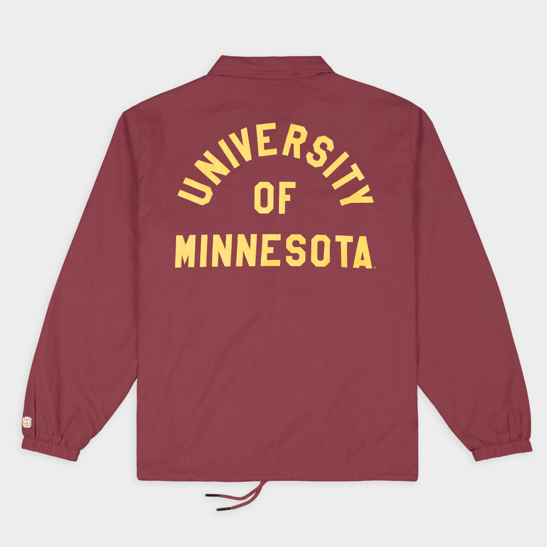 Show Your Gophers Pride with the Minnesota Golden Gophers Block M Coaches Jacket