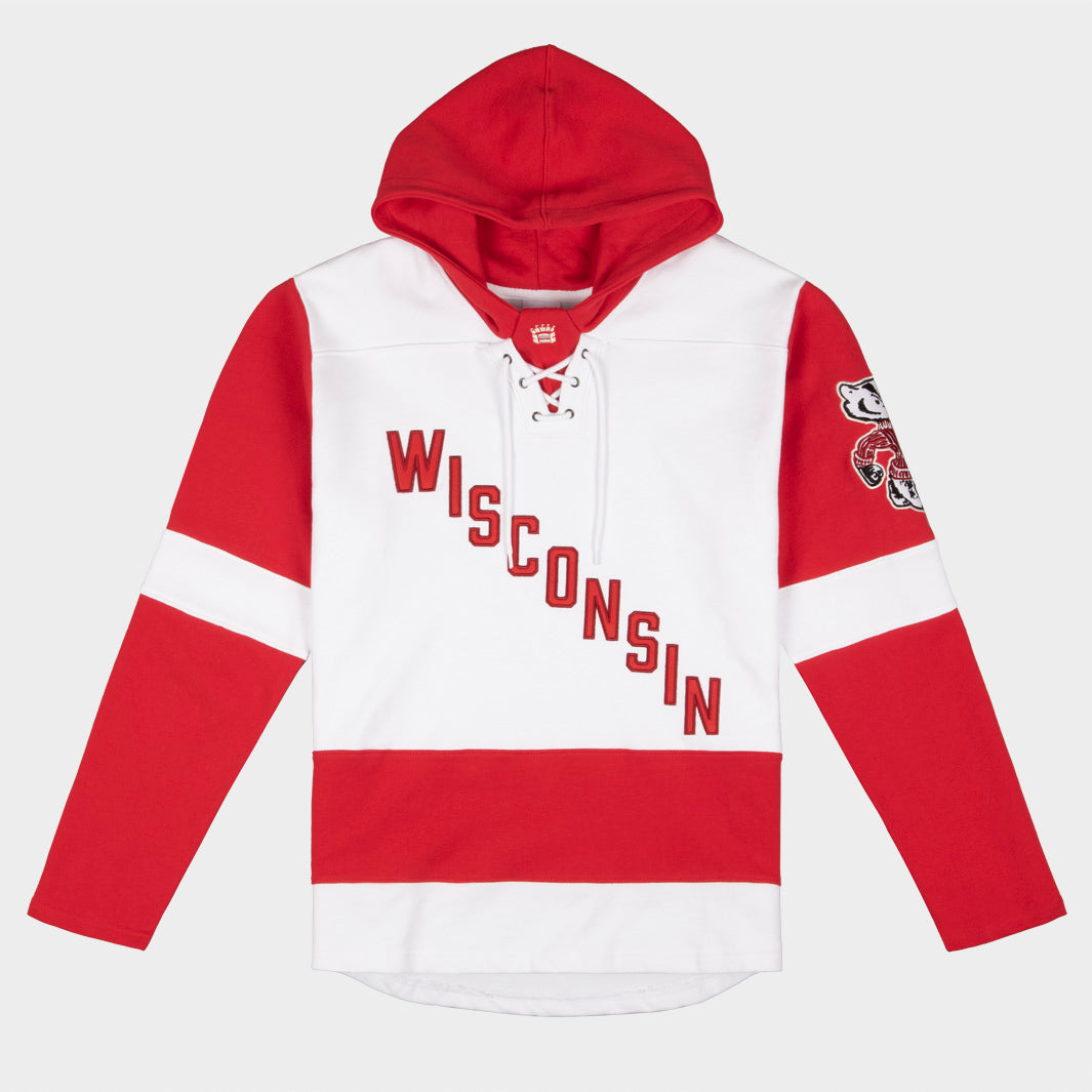 Relive the Glory: Wisconsin Badgers Hockey Rinkside Hoodie