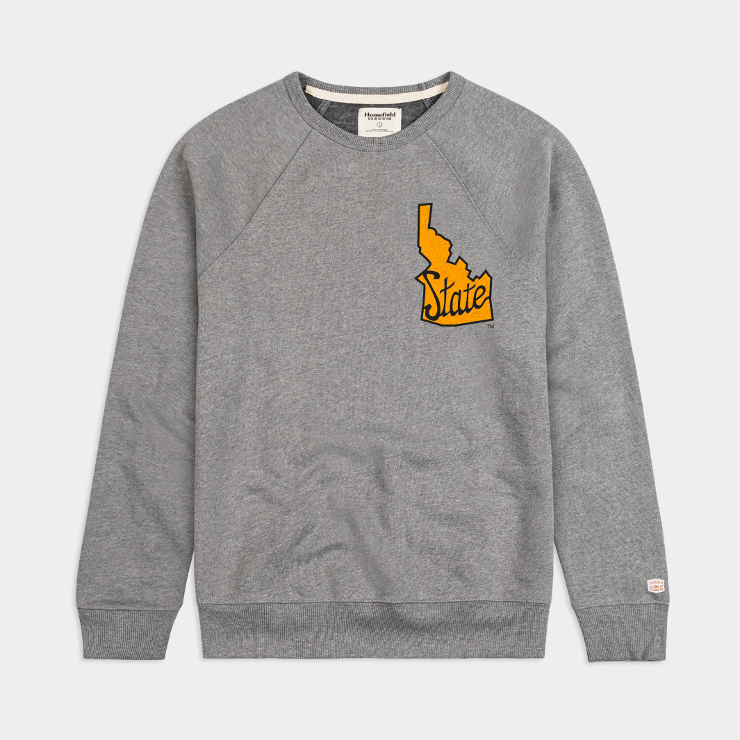 Vintage Idaho State Bengals Outline Logo Crewneck - A Timeless Tribute