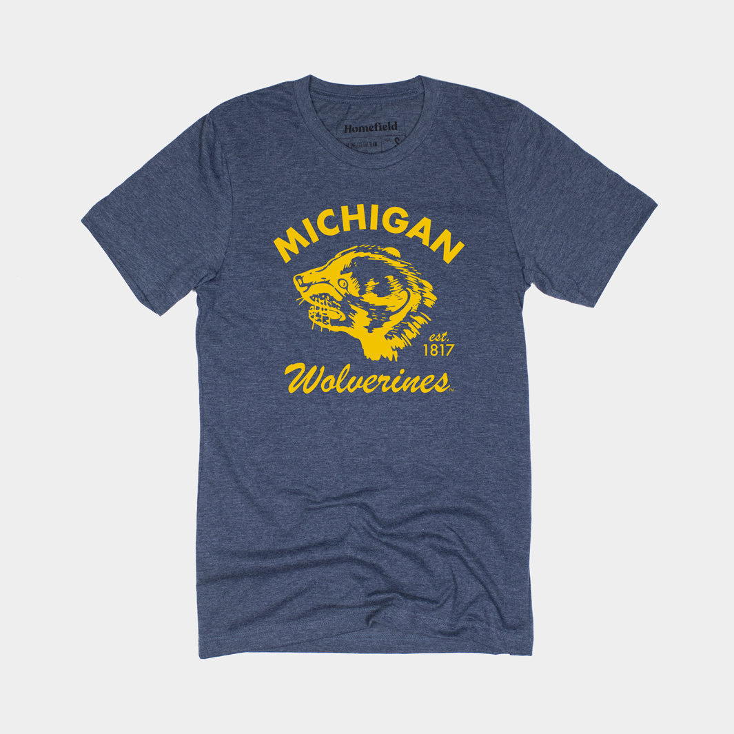 Show Your Wolverine Pride with This Vintage Michigan Tee