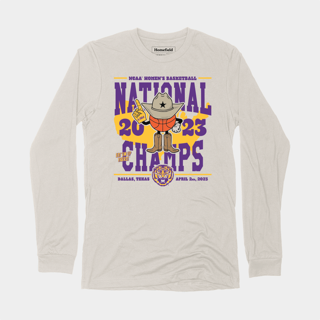 Celebrate LSU's 2023 NCAA National Championship with this Long Sleeve