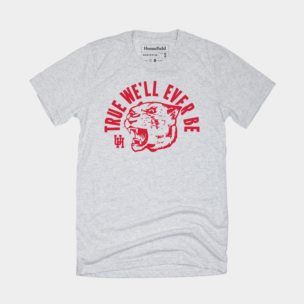 Vintage 'True We'll Ever Be' Houston University Tribute T-Shirt