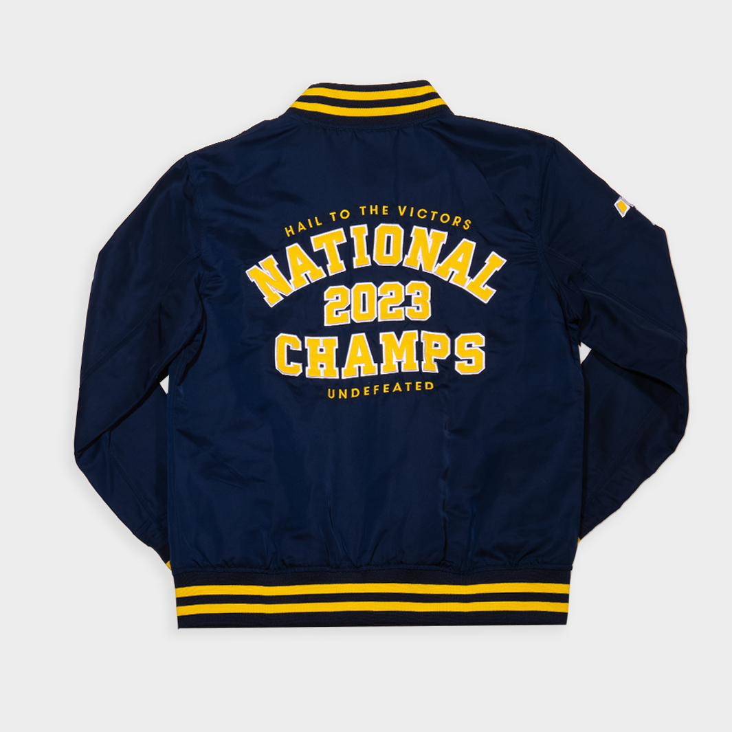 2023 Michigan Football National Champions Bomber Jacket - Celebrate Victory