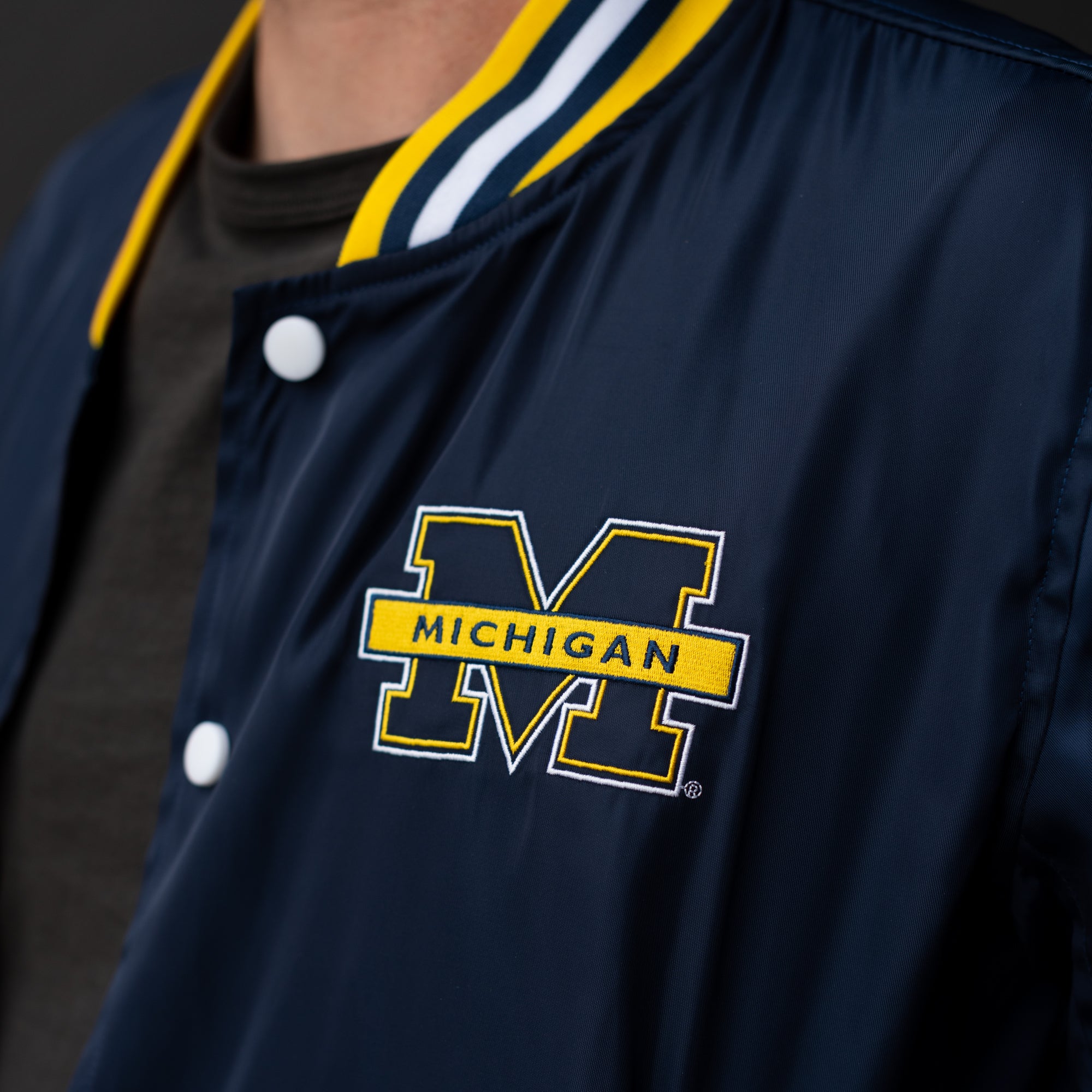 Michigan Vintage Bomber Jacket - A Timeless Classic