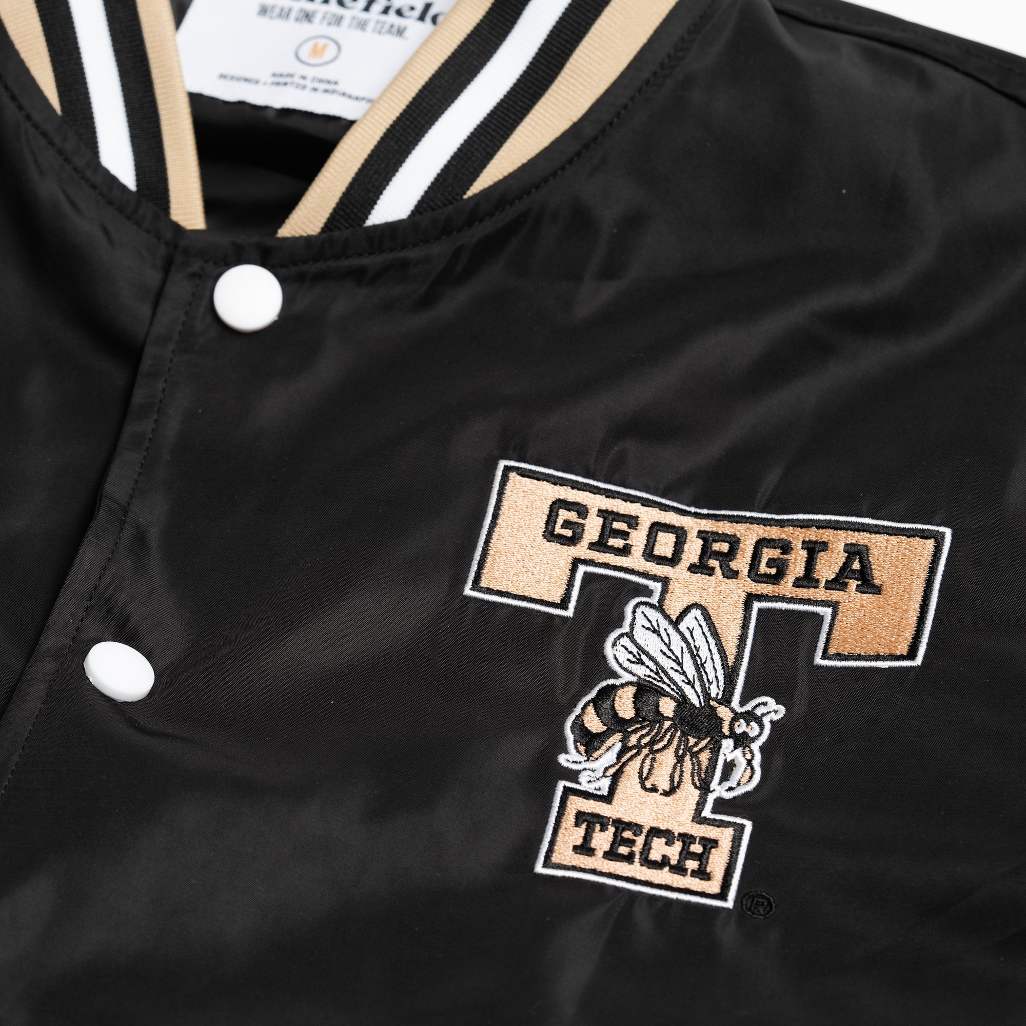 Georgia Tech Vintage Logo Bomber Jacket - Show Your Tech Pride!