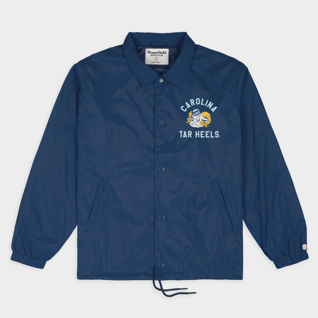 Unleash Your Tar Heels Spirit with the Retro Rameses Coaches Jacket
