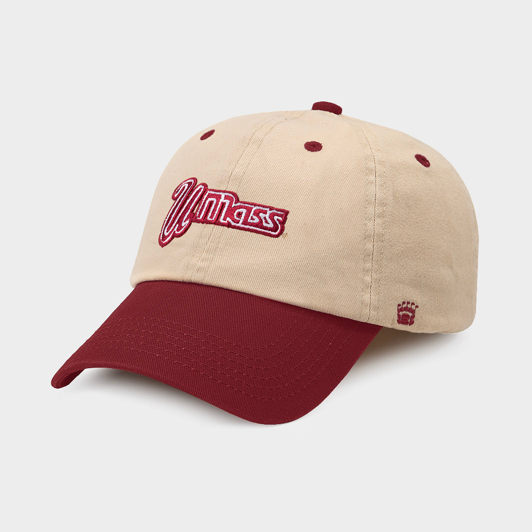 UMass Vintage Logo Two-Tone Nostalgic Dad Hat