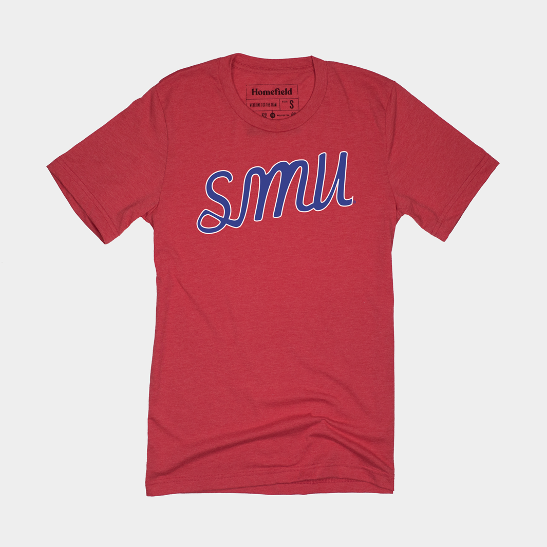 Show Your SMU Pride with This Vintage-Inspired Red Tee