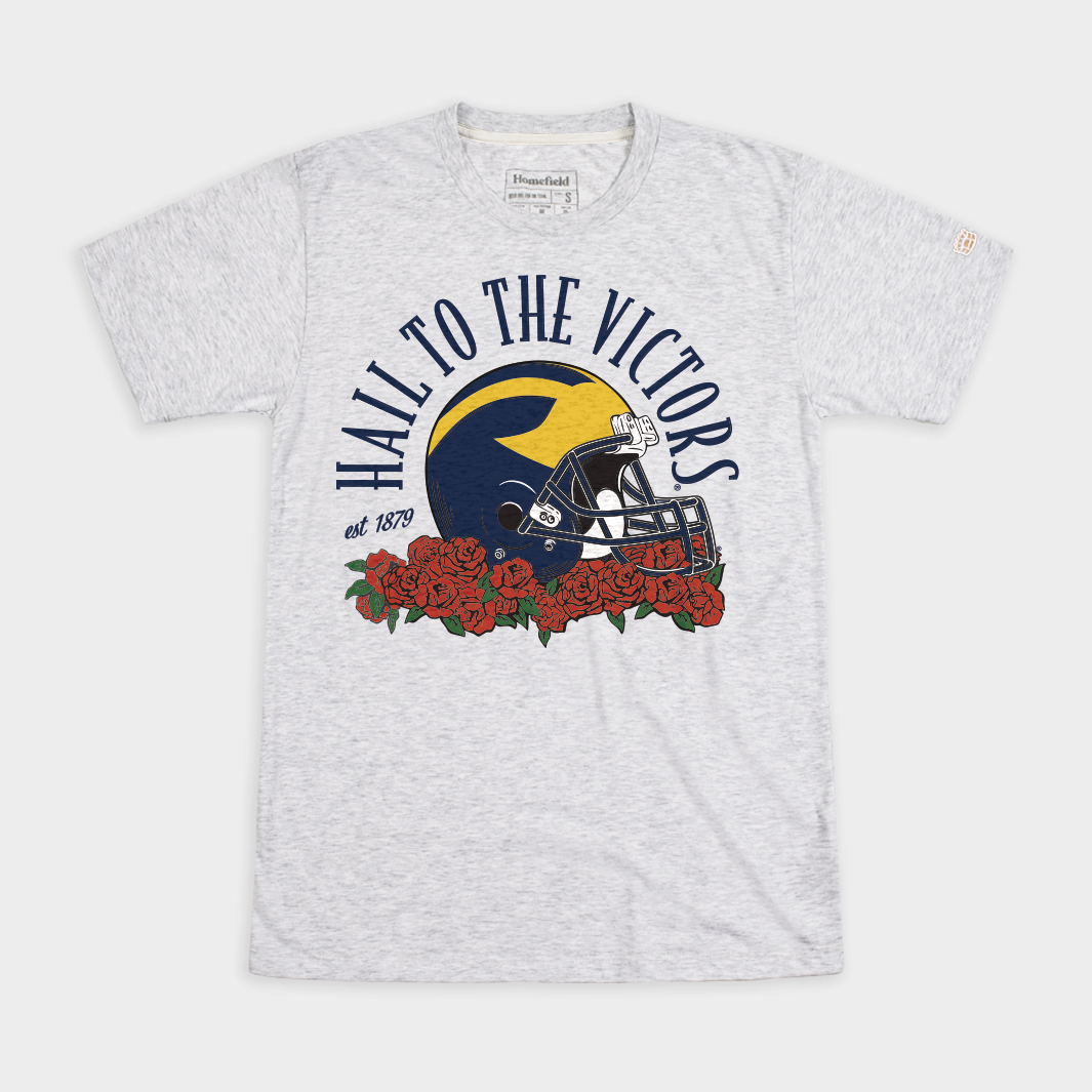 Michigan Football Vintage Roses Tee
